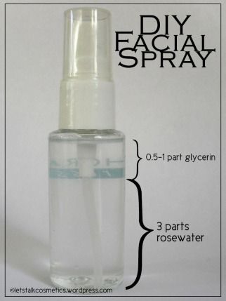 Facial Spray Diy, Diy Face Mist, Diy Setting Spray, Diy Makeup Setting Spray, Face Mist Spray, Hostess Cupcakes, Spray Moisturizer, Diy Lotion, Face Spray