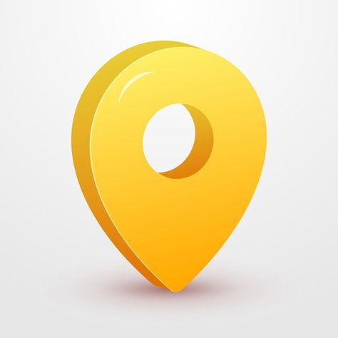 Cute yellow location 3d icon 3d render c... | Premium Vector #Freepik #vector #power-logo #flash-logo #energy-logo #signs-symbols Location Symbol, Location Logo, Tourism Logo, Power Logo, Flash Logo, Energy Logo, Logo Yellow, Location Icon, Instagram Banner