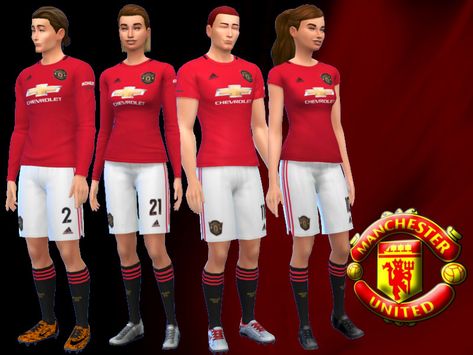 Sims 4 Cc Soccer Jersey, Sims 4 Football Uniform Cc, Sims 4 Soccer Uniform, Sims 4 Soccer Jersey, Sims 4 Cc Football Jersey, Sims 4 Football Uniform, Sims 4 Soccer Cc, Sims 4 Football Cc, Man United Kit