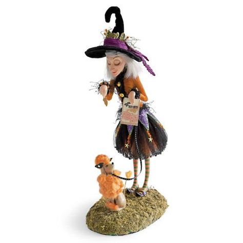 PRICES MAY VARY. Charming design: This Halloween witch doll resin home desktop decoration has a charming design, and the unique witch image can attract people's attention. The carefully designed facial expressions, clothing, and accessories showcase its exquisite details. By placing this charming decorative decoration, you can add a mysterious Halloween atmosphere to your home environment. Handmade Craftsmanship: This pendant is made of high-quality resin material and undergoes exquisite craftsm Witch Bedroom Decor, Crafts For Halloween, Witches Halloween Party, Halloween Witch Dolls, Witch Room Decor, Witch Room, Halloween Figures, Pumpkin Topiary, Halloween Witch Decorations