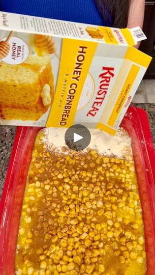 Honey Cornbread Casserole, Krusteaz Corn Casserole, Kyle & Mistie Knight, Kyle And Misty Knight Recipes, Kyle And Mistie Knight Recipes, Kyle And Mistie Knight, Corn Casserole Thanksgiving, Cornbread Casseroles, Corn Cassarole