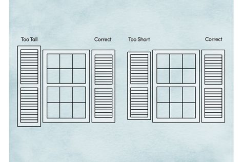 How to Measure for Shutters | Wayfair Measuring Height, Taking Measurements, Vinyl Shutters, Shutters Exterior, Window Shutters, Window Trim, Shutters, Rustic Decor