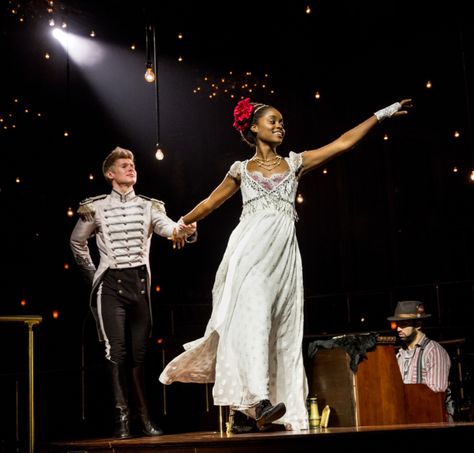 Lucas Steele as Anatole and Denée Benton as Natasha in the Broadway production of Natasha, Pierre & The Great Comet of 1812. Lucas Steele, Stage Management, Theatre Ideas, Great Comet Of 1812, The Great Comet, Stage Presence, Gf Material, Theatre Geek, Win Tickets