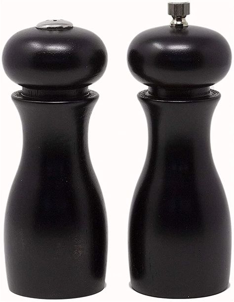 Contemporary Style Kitchen, Salt Grinder, Salt And Pepper Mills, Salt And Pepper Grinders, Pepper Mill, Salt Shaker, Black Stains, Pepper Grinder, Salt And Pepper Shaker