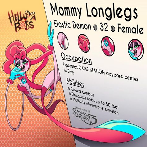 Helluva Playtime, Mommy Long Legs, Poppy Drawing, Huggy Wuggy, Fandom Crossover, Disney Favorites, Poppy Playtime, Vivziepop Hazbin Hotel, Hotel Art