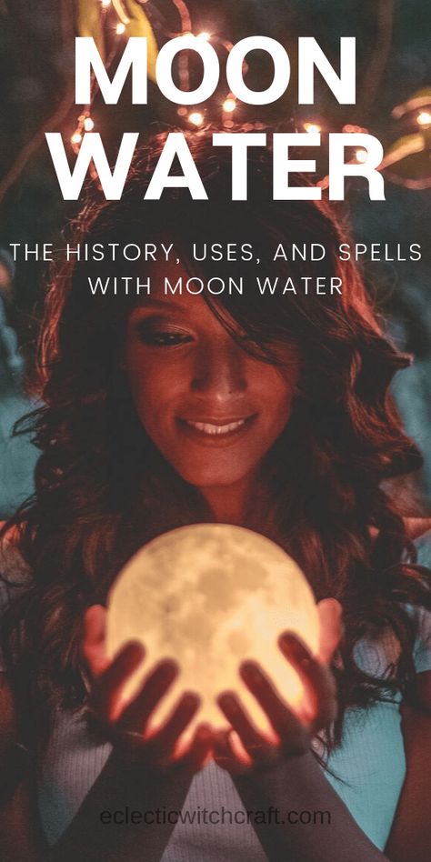 Lunar Eclipse Moon Water, Water In Witchcraft, Develop Intuition, Spiritual Water, Full Moon Spells, Fertility Tea, Eclectic Witchcraft, Lunar Witch, Water Magic