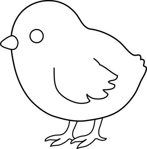 Cute Chicken Clipart Black And White | Clipart Panda - Free ... Chick Template Free Printable, Easter Chicken Drawing, Easter Chicks Drawing, Chicken Clipart Black And White, Baby Chick Drawing, Chicks Drawing, Chick Drawing, Chicken Outline, Easter Drawing