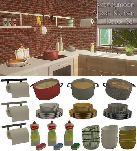 Sims 4 Cc Pots And Pans, Sims 2 Kitchen Cc, Sims 2 Kitchen, Sims 4t2, Hanging Shelf Kitchen, Kitchen Hanger, Sims 2 Hair, Kitchen Decor Sets, Ts2 Cc