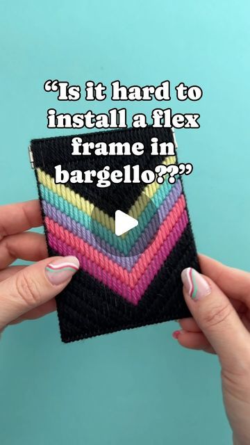 Hello Bargello • Brett Bara on Instagram: "We love a technique that looks fancy but is actually so easy 💅🏻  Have you made one of our flex frame projects yet? If so which one??  Shown here is our Sweet Dreams Change Purse, available as a complete kit or a digital pattern. Tap this reel to check it out ✌️ . . . . . . #bargello #yarnlover #abmcrafty #abmlifeiscolorful #craftsposure #dmccrafts" Frame Projects, Bargello Patterns, Purse Patterns, Change Purse, Projects For Kids, Digital Pattern, Sweet Dreams, Love A, Tap