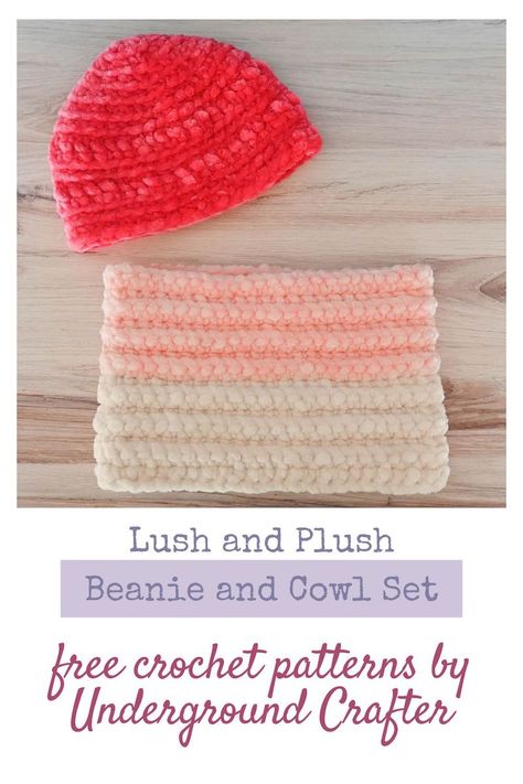 Crochet Chenille Hat Free Pattern, Crochet Cowls, Super Bulky Yarn, Blanket Yarn, Super Bulky, Beanie Pattern, Crochet Cowl, Bulky Yarn, Free Crochet Patterns