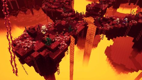 Minecraft Dungeons:Crimson Forest – Minecraft Wiki Bedrock Bros, Apocalypse Armor, Minecraft Dungeons, Secret Secret, Evil Games, Minecraft Wallpaper, Secret Location, Chibi Anime Kawaii, Nintendo Switch Games