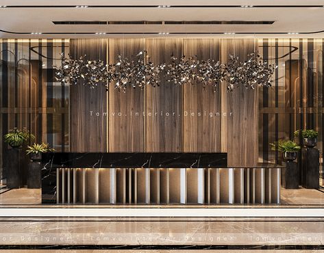 Luxury Reception Interior Design, Luxury Hotel Reception Desk, Apartment Reception Lobby, Reception Luxury Design, Hotel Lobby Design Luxury Classic, Hotel Reception Design Luxury, Lobby Luxury Design, Reception Lobby Interior, Hotel Lobby Design Reception Counter