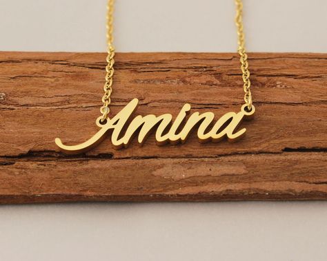 School Christmas Gifts, Necklace With Kids Names, Graduation Gifts For Friends, Mom Necklace Personalized, Personalized Gold Necklace, Birthday Necklace Gift, Tout Rose, Tiny Necklace, Custom Initial Necklace