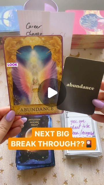 Therapy Through Cards 🎴 on Instagram: "✨Link in bio to book a reading✨
What is your next big breakthrough??🎴 Lets collect your magical moments in a tarot oracle reading 🔮💜
.
.
#tarot #tarotreading #career #lovereading #spirit #psychic #psychicreading #spirituality #oracle #messagesfromtheuniverse #tarotcards #divination #tarotcards #pickacard #spiritguides #intuition #guidance #spiritualawakening #angels #therapy" Psychic Predictions, Medium Readings, Reading Tarot, Oracle Card Reading, Oracle Reading, Spiritual Messages, Instagram Link, Magical Moments, Psychic Readings