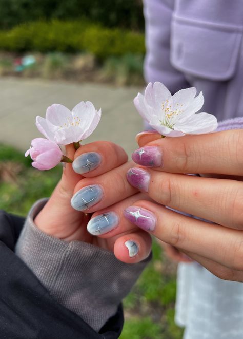 #matchingnails #summernails #summer Best Friend Nails Ideas, Prom 2k24, Matching Nails, Gelish Nails, Girly Acrylic Nails, Summery Nails, Really Cute Nails, Nail Growth, Nail Photos