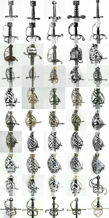 Puño empuñadura espada Metal Drawing, Metal Objects, Types Of Swords, 다크 판타지, Arm Armor, Basket Design, Kendo, 판타지 아트, Blacksmithing