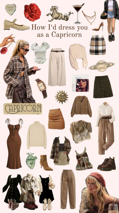 #capricorn #outfits #aesthetic Capricorn Outfits Aesthetic, Capricorn Outfits, Fashion Outfits, Outfit Inspo