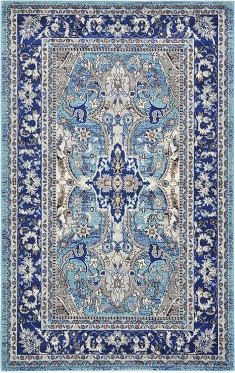 Persian Rug Designs, 5x8 Area Rugs, Light Blue Area Rug, Rug Designs, Blue Carpet, Diy Carpet, Unique Loom, Modern Carpet, Blue Area Rug