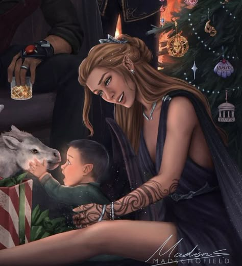 Nyx Birth Acotar, Feyre Rhysand Nyx Fanart, Feyre Pregnant, Pregnant Feyre, Feyre Pregnant Fanart, Acosf Fanart Feyre Pregnant, Roses Book, Feyre And Rhysand, Man Illustration