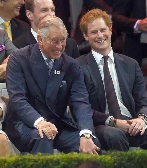 A US magazine claims Harry, right, has even introduced him to his father Prince Charles, left Prince Harry Interview, Prinz Charles, Principe Harry, Elisabeth Ii, Young Prince, British Monarchy, Princesa Diana, Prince Philip, British Royalty