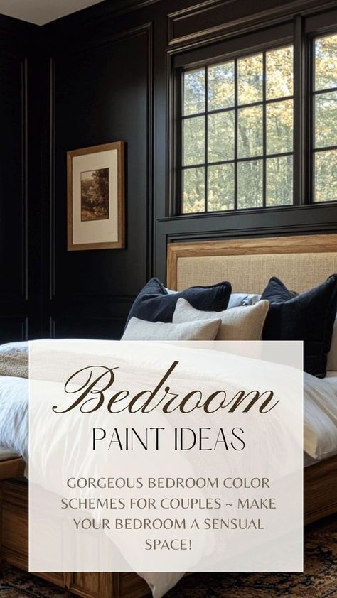 Find the best bedroom colors for couples with this list of 20 different color schemes! Best Bedroom Colors For Couples, Bedroom Colors For Couples, Best Bedroom Colors, Gorgeous Bedrooms, Best Bedroom, Bedroom Color Schemes, Romantic Bedroom, Bedroom Paint, Bedroom Colors