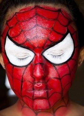 Maquillage Halloween Simple, Carnival Activities, Spiderman Face, Kids Makeup, Full Face Makeup, Cosplay Diy, Maquillage Halloween, Full Face, Kids Costumes