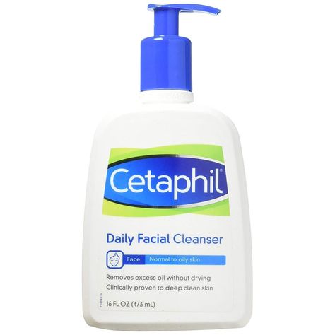 Cetaphil Gentle Skin Cleanser, All Skin Types, 16 Fl Oz Cetaphil Gentle Skin Cleanser, Deep Clean Skin, Skin Care Products Design, Gentle Facial Cleanser, Daily Face Wash, Daily Facial Cleanser, Gentle Skin Cleanser, Skin Cleanser, Skin Care Cleanser