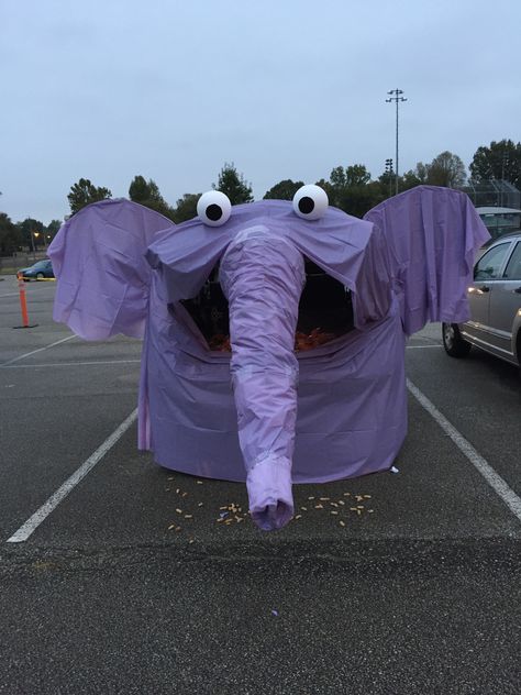 Elephant Trunk Or Treat Ideas, Elephant Trunk Or Treat, Hippo Trunk Or Treat, Festival Ideas, Elephant Trunk, Trunk Or Treat, Harvest Festival, Teacher Stuff, Front Design