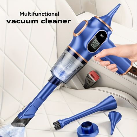 Newly Improved USB Charging, Blowing and Suction Integrated Portable and Compact High Power Vacuum Cleaner for Home, Car and Office Use Wireless Vacuum, Mini Vacuum Cleaner, Portable Vacuum Cleaner, Kitchen Vacuum, Portable Vacuum, Car Vacuum Cleaner, Cleaning Vacuum Cleaner, Car Vacuum, Car Home