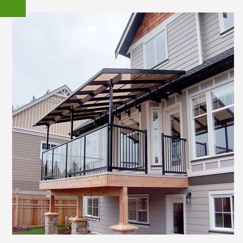 Porch Railing Designs, Deck Awnings, Deck Canopy, Covered Back Patio, Car Port, Patio Covers, Patio Cover, Patio Canopy, Porch Railing