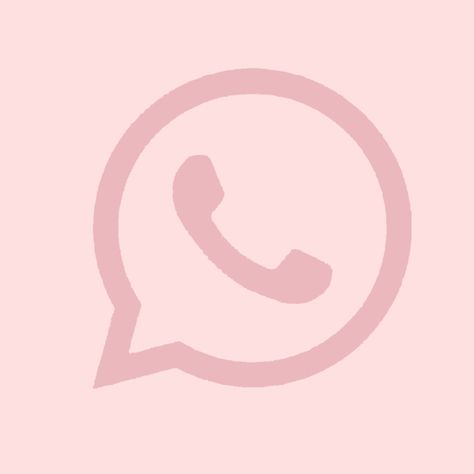 Pink App Icon Whatsapp, Pink Icons For Apps Aesthetic, Pink Whatsapp, Whatsapp App Icon, App Icons Pink, Baby Pink Wallpaper Iphone, Whatsapp App, Pastel Pink Icons:), Pink App Icon