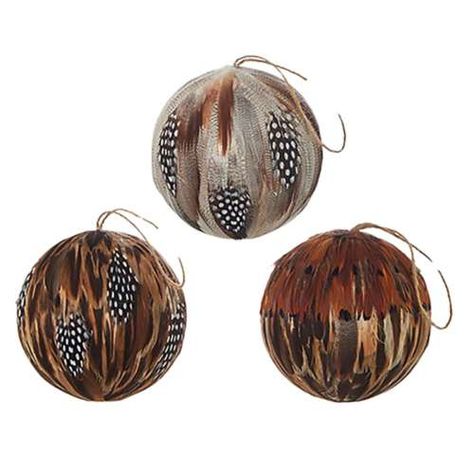 RAZ Imports Assorted Feather Ball Ornament | SCHEELS.com