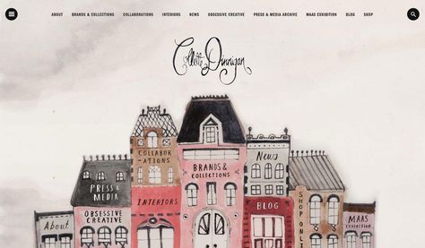 Design Trend: Using Watercolor Patterns in Web Design Vintage Website Design, Vintage Web Design, Watercolor Patterns, Outline Fonts, Reference Board, Beautiful Websites, Web Designers, Website Themes, Website Inspiration