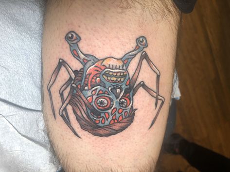 John Carpenter mashup by Sylar - Hand of Glory Tattoo (Brooklyn NY) #tattoos #tattoo #beauty The Thing Tattoo John Carpenter's, The Thing Tattoo, The Thing John Carpenter's, Hand Of Glory Tattoo, Carpenter Tattoo, Thing Tattoo, Hand Of Glory, Glory Tattoo, Horror Movie Tattoos