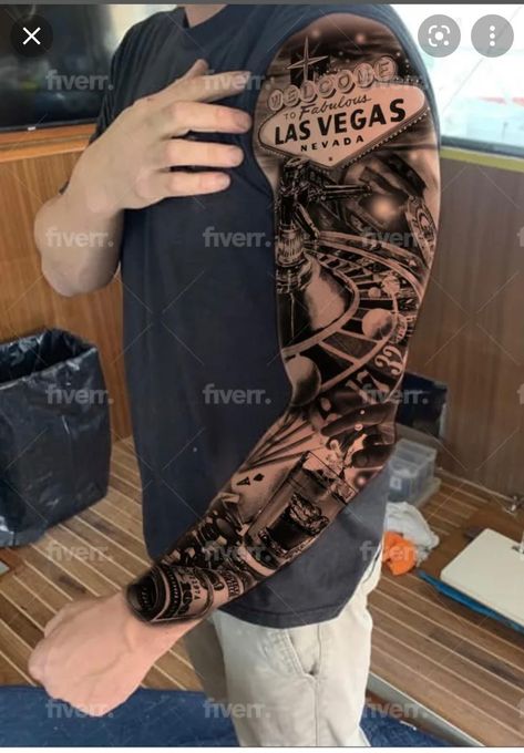 Ruleta Casino Tattoo Design, Gambling Tattoo Sleeve, Hazard Tattoo, Thai Style Tattoo, Tradition Tattoo, Black Work Tattoo, Full Back Tattoo, Tattoo Large, Wing Tattoo Men