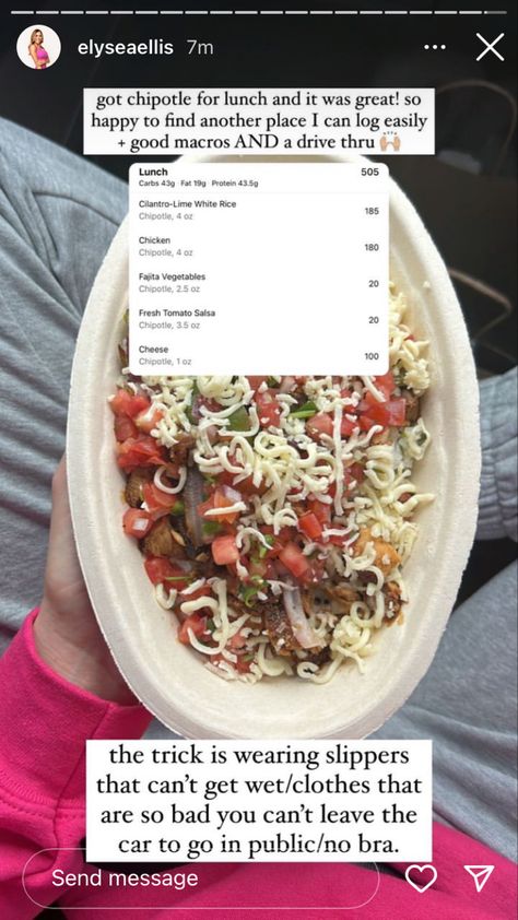 Chipotle Order Healthy, Calorie Deficit Chipotle, Healthy Fast Food Options Clean Eating, Low Cal Chipotle Order, Healthy Fast Food Orders, Calorie Deficit Fast Food, Low Calorie Chipotle Order, Fast Food Healthy Choices, Work Lunch Meal Prep Clean Eating