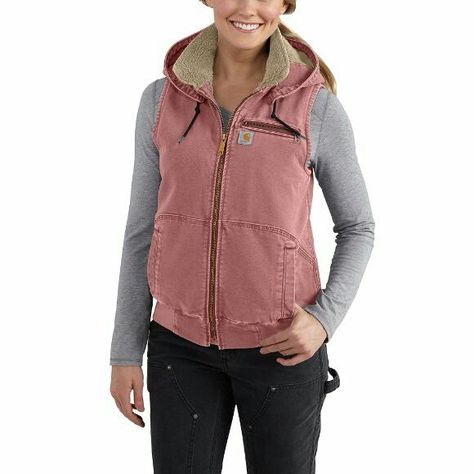 Carhartt Women Vest, Woman Vest Outfit, Construction Women, Utility Vest Outfit, Construction Outfit, Vest Outfits For Women, Carhartt Vest, Women Vest, Work Fits