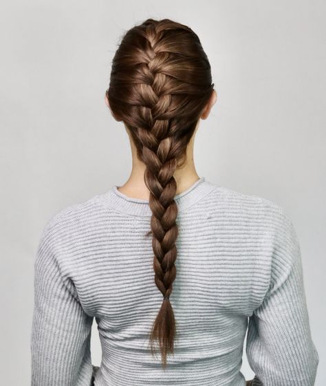 How to French Braid Your Hair: Step-by-Step Tutorial | POPSUGAR Beauty French Plait Hairstyles, How To French Braid, Braid Your Hair, Timeless Hair, Easy And Beautiful Hairstyles, French Braids Tutorial, Single Braid, Braided Hair Tutorial, Detailed Art