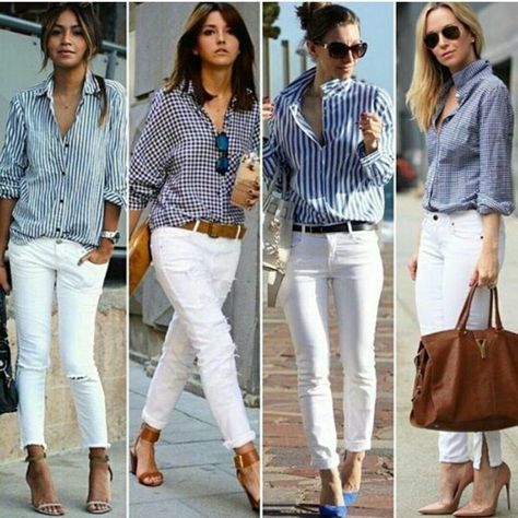 757f843a169cc678064d9530d12a1881desc50938854ri Witte Sneakers Outfit, Witte Jeans Outfit, Mode Over 50, White Pants Outfit, Looks Jeans, White Jeans Outfit, Summer Work Outfits, Trik Fotografi, Work Outfits Women