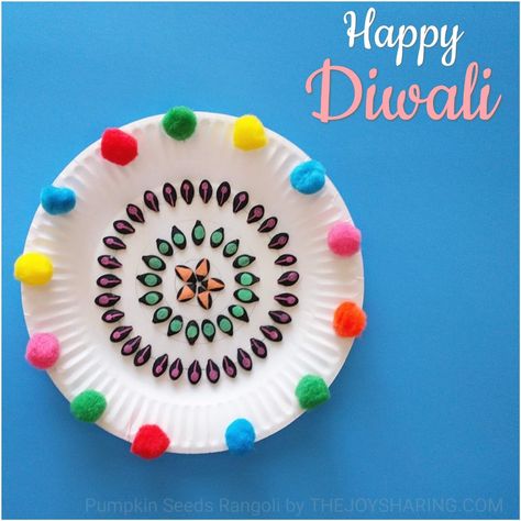 Paper Plate Rangoli, Mandala Art For Kids, Deepavali Craft, Diwali Craft For Children, Diwali For Kids, Diwali Activities, India For Kids, Class Art Projects, Diwali Decorations At Home