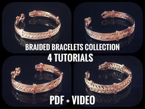 WireArtTutorials' Wire Wrapped Jewelry Tutorial Giveaway - The Beading Gem's Journal Weave Jewelry, Jewelry Wrapping, Wrapping Stones, Wire Wrap Tutorial, Wrap Bracelet Tutorial, Free Jewellery Making Tutorials, Wire Jewelry Patterns, Wrap Tutorial, Braided Bracelet Diy