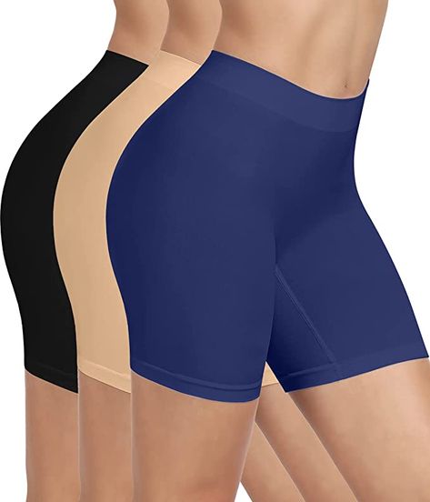 BESTENA Slip Shorts Womens Comfortable Seamless Smooth Slip Shorts for Under Dresses Boxer Briefs For Women, Shorts For Under Dresses, Skirt Tennis, T Shirt Skirt, Slip Shorts, Tennis Skirts, Dress Gloves, Workout Yoga, Under Dress