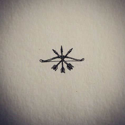 Miniature drawing of three arrows and a bow #mini #small #miniature #drawing… Bundle Of Arrows Tattoo, Archery Tattoo Women, Bow And Arrow Tattoo Small, Bow And Arrow Sketch, Three Arrows Tattoo, Now And Arrow Tattoo, 3 Arrow Tattoo, Marker Tattoos, Bow Arrow Tattoos