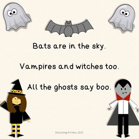 Halloween Haiku example  Part of my Halloween Poems Pack. My first TpT product.  http://www.teacherspayteachers.com/Product/Halloween-Poems-Pack-879091  http://educatingprimary.blogspot.co.uk/2013/09/halloween-series-poems-pack.html Halloween Acrostic Poem Template, Haiku Poems Examples, Haiku Poems For Kids, Nature Haiku, Haiku Examples, Halloween Poems, Haiku Poems, Halloween Writing, 3rd Grade Writing