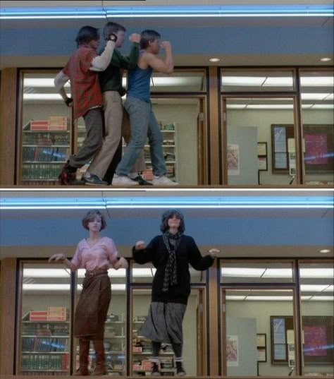 The Breakfast Club - Dance scene Brat Pack, Cassette Audio, Behind Blue Eyes, Septième Art, I Love Cinema, 80s Movies, The Breakfast, The Breakfast Club, Book Tv