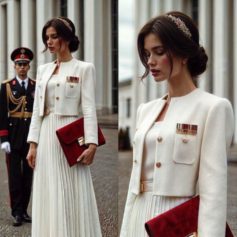 Classy Timeless Outfits, Royal Fashion Classy, Modern Royalty Aesthetic, Royal Style Fashion, Modern Royal Outfits, Modern Royalty Outfit, Royal Outfits Classy, Balance Diet, Modern Royalty