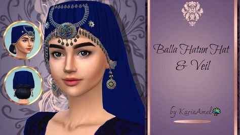 Hat Veil, Sims Stories, Sims Ideas, Los Sims, Sims 4 Cc Furniture, Magnificent Century, Piece Of Art, Ts4 Cc, Sims 4 Clothing