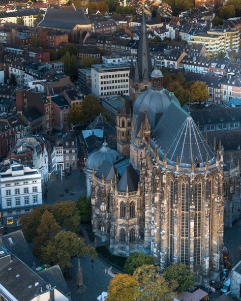 Aachen Cathedral, Aachen Germany, Romanesque Architecture, Holy Roman Empire, Cathedral Church, Northern Europe, Magical Places, Unesco World Heritage Site, The Church