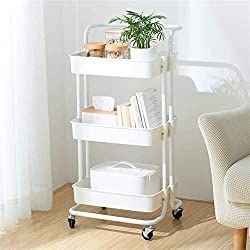 34 Best Dorm Room Organization Ideas All Freshman Should Know - By Sophia Lee Organization Cart, Rolling Utility Cart, Dorm Room Storage, Cool Dorm Rooms, Dorm Room Organization, Storage Trolley, Dekorasi Kamar Tidur, Rolling Storage, Rolling Cart