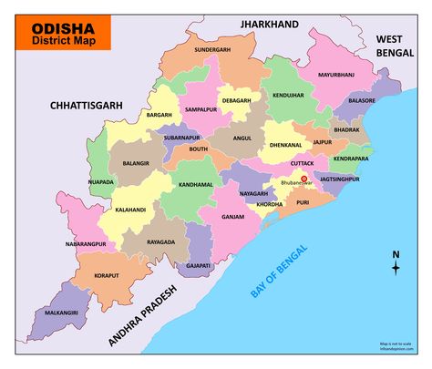 Odisha Map Hd, Odisha Map, Indian Constitution Day, Free Printable World Map, World Map With Countries, Psd Template Downloads, Road Trip Map, Constitution Day, Bay Of Bengal